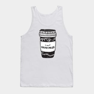 cup of happiness, coffee lover Tank Top